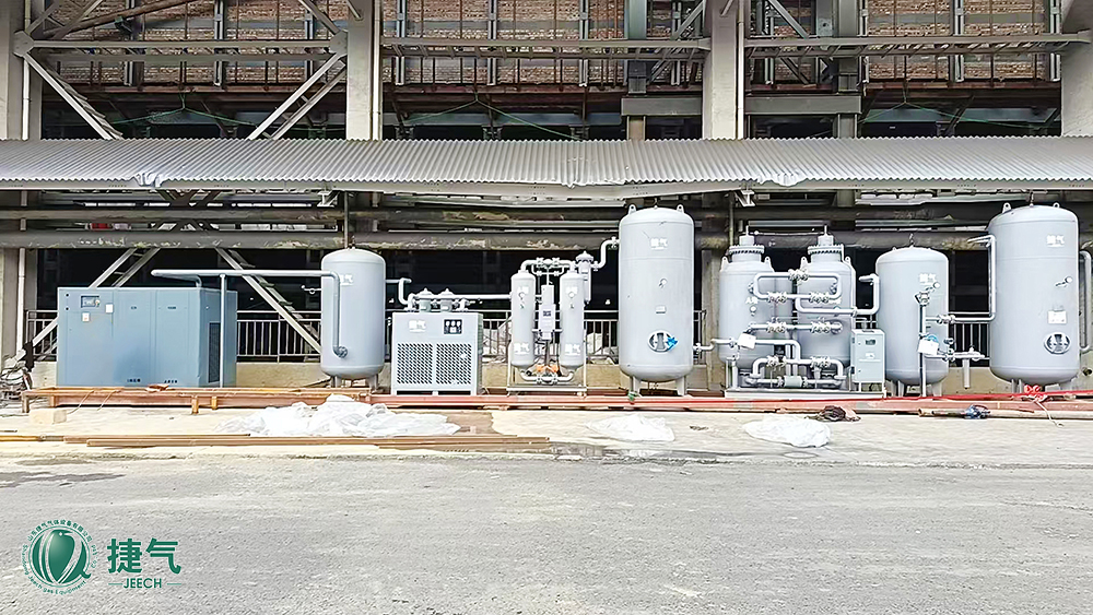 捷气PSA制氮机顺利入驻田东百矿